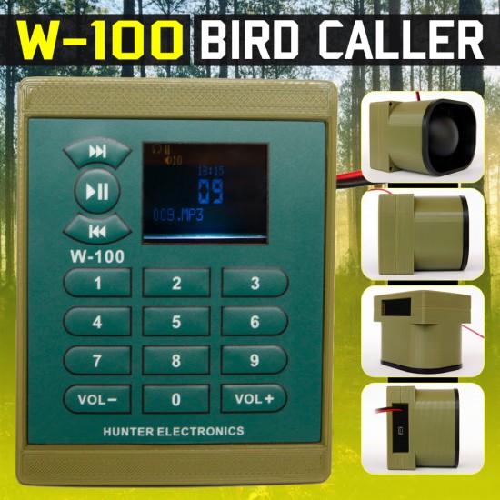 MP3 Bird Caller W-100+Μέ Τηλεχειρισμό