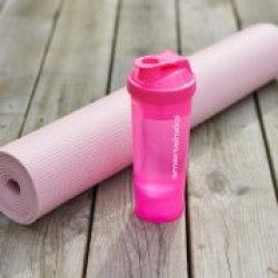 Smartshake Shaker πολλαπλών χρήσεων Slim 500ml Neon Pink
