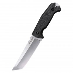 COLD STEEL Medium Warcraft Tanto, Tactical Knife, Stonewashed, 4034SS (13SSA)
