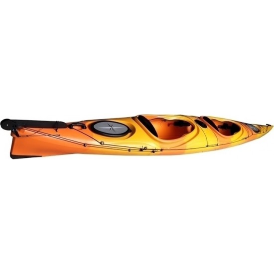 Gobo Weekender 0100-0401 Πλαστικό Kayak Θαλάσσης 2 Ατόμων Πορτοκαλί