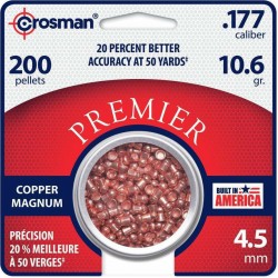 Crosman Premier Copper Magnum 10,6gr 200τμχ 4.5mm