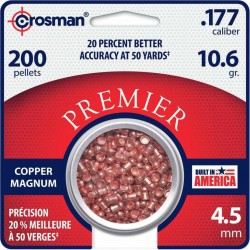 Crosman Premier Copper Magnum 10,6gr 200τμχ 4.5mm