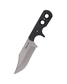 COLD STEEL Mini Tac Bowie, Neck Knife with Plain Edge (49HCF)