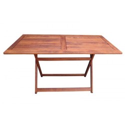 Τραπέζι πτυσσόμενο με πλαίσιο Από μασίφ φουρνιστή οξιά 140*080cm 