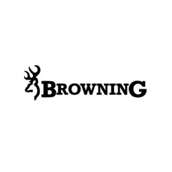 Αυτοκόλλητο Browning Μαύρο