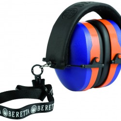 Beretta GridShell Earmuff 0591 Blue Beretta & Orange