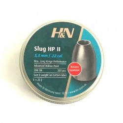 H & N SLUGS HP II .22/.218/200 (25 grains)