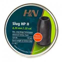 H & N SLUGS HP II .25/.250/120 (34 grains)