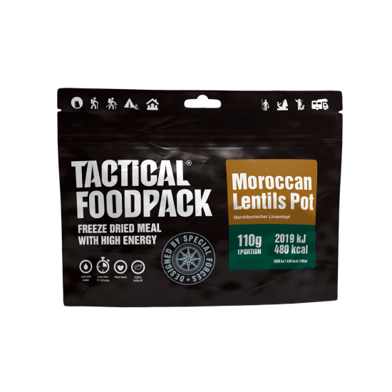 Tactical Foodpack Τροφή Επιβίωσης Moroccan Lentils Pot
