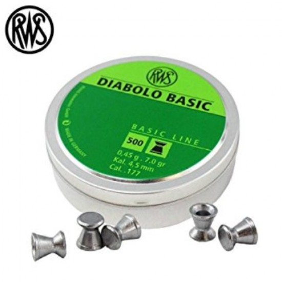 RWS DIABOLO BASIC .177/500 (7 grains)