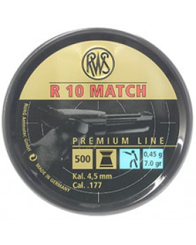 RWS R-10 MATCH PISTOL 4,50/500 (7 grains)