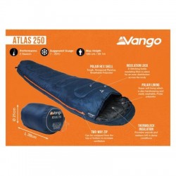Υπνόσακος Vango ATLAS 250 /Blue