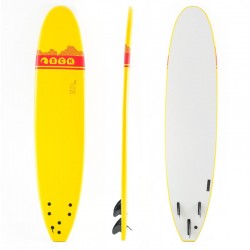 Σανίδα surf Soft-board 8ft Κίτρινη SCK