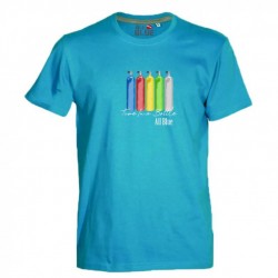 T-shirt  ALL BLUE TIME IN A BOTTLE TURQUOISE