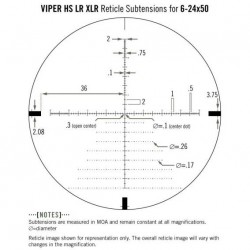 VORTEX VIPER HS-LR 6-24x50 FFP MOA XLR (VHS-4315-LR)