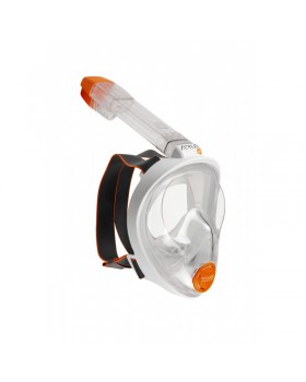 ARIA FULL FACE SNORKELING MASK JUNIOR White W/STICKERS