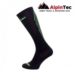 Κάλτσες Alpin Tec Professional High Compress Μαύρο