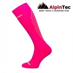 Κάλτσες Alpin Tec Professional High Compress Ρόζ