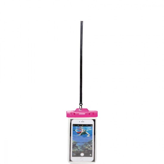 Cressi Αδιάβροχη θήκη τηλεφώνου για την παραλία Ροζ (16.5x9cm)