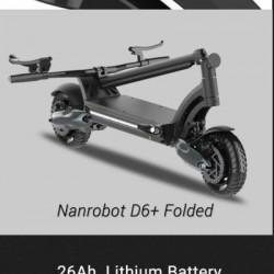 Nanrobot D6+ / 10″ / 2000W / 52V 26AH Oil Brake