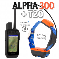 Garmin Alpha® 300i Handheld and Alpha® T20 Dog Tracking and Training Collar