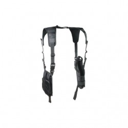 UTG® Law Enforcement Vertical Shoulder Holster, Left/Right Reversible, Black (PVC-H175B)