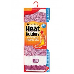 Γυναικείες Heat Holders Cream Block Twist Socks