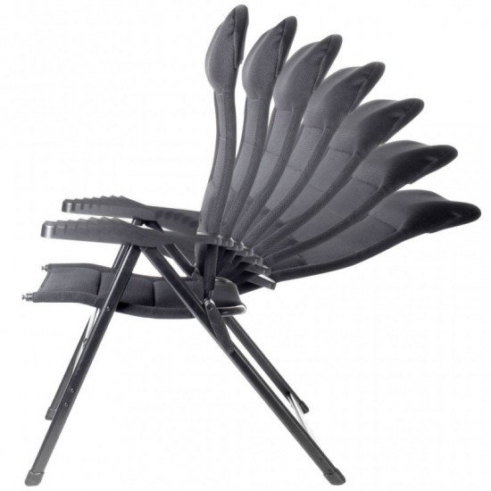 Καρέκλα Camping Aravel 3D μαύρη
