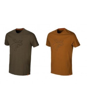 T-Shirt Κυνηγετικό Harkila GRAPHIC 2-PACK