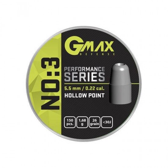 GMAX No3 PS SLUGS HP .216/150 (26 grains)