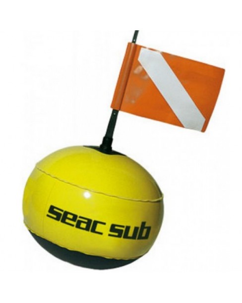 Σημαδούρα Σφαιρική Με PVC SEAC SUB BOA FLUO Κίτρινη