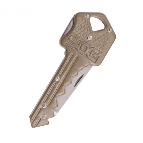 SOG Key Knife, Brass (KEY102-CP)