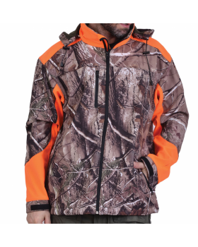 Jacket Softshell Κυνηγού Με Κουκούλα