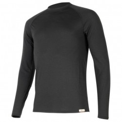 Ισοθερμική ανδρική μπλούζα Atar Lasting, 100% Merino Wool, μαύρο