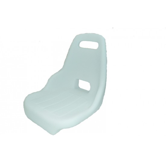 Κάθισμα Πλαστικό Λευκό L46xW41xH43cm