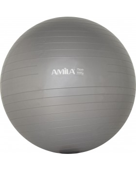 Μπάλα γυμναστικής AMILA GYMBALL 75cm Γκρι