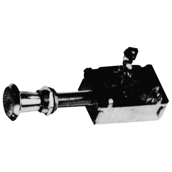 Διακόπτης push pull on/off, 3 θέσεων, 12V, 20A, Διαμ. 9.5mm, L.97mm