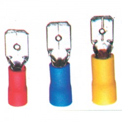Ακροδέκτης αρσενικός, βισματωτός, μπλε, για καλώδιο 1-2,5mm2 (45 τεμ.)