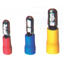 Ακροδέκτης κυλινδρικός, αρσενικός, μπλε, για καλώδιο 1-2,5mm2 (45 τεμ.)
