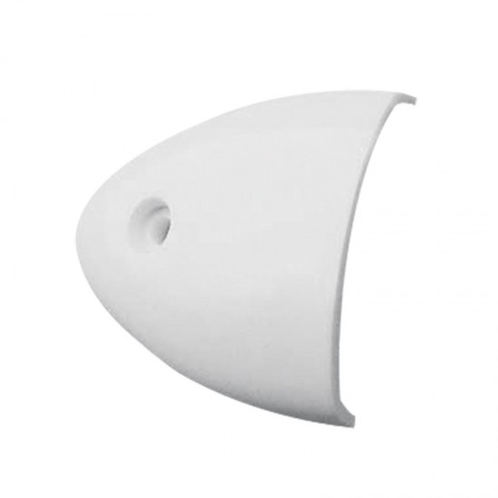 Κάλυμμα ``Κοχύλι`` Αεραγωγού 55x50x12mm, Λευκός