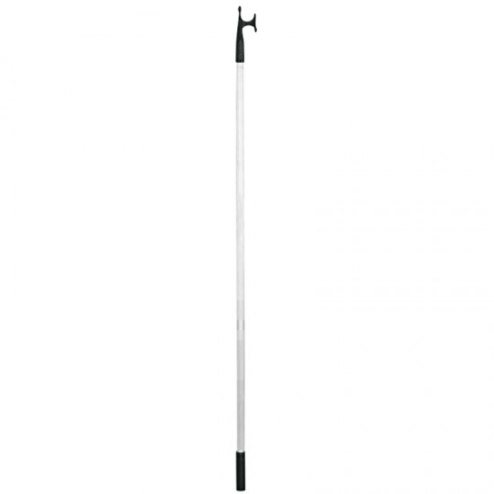Γάντζος 2-Άκρων, Λευκού Αλουμ. Ø30mm L.180cm, Μαύρος