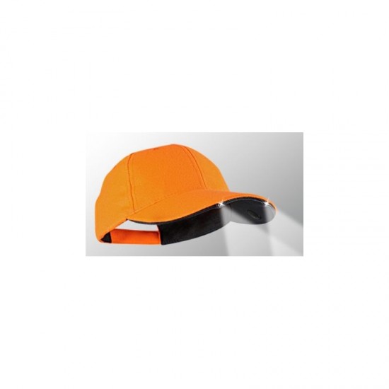 Power Caps CUL2 structured*, πορτοκαλί, μαύρο γείσο