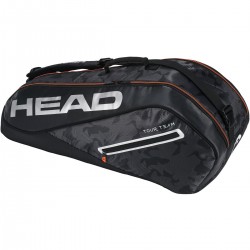 Τσάντες Τέννις Tour Team 6R Combi Head Tennis Bags Black / Silver