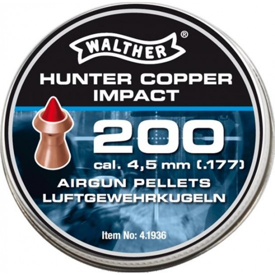 Βλήματα Walther Hunter Copper Impact 4.5mm