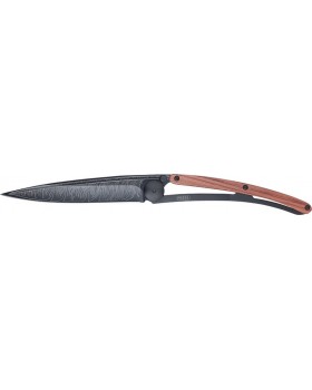 Σουγιάς Deejo Black Pocket Knife Rosewood Feather  37 G