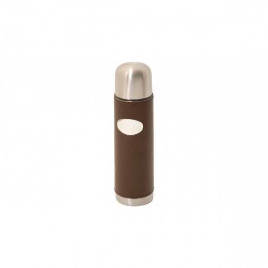 Leather Covered Vacuum Flask by David Nickerson