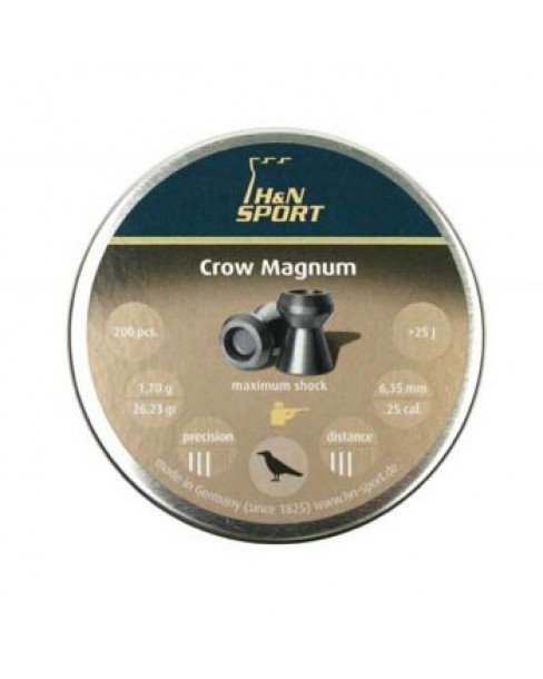 H & N Crow Magnum .25/200 (26,23 grains)