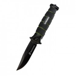 United Cutlery Usmc Combat Assisted-Open Folding Knife Black & Green 