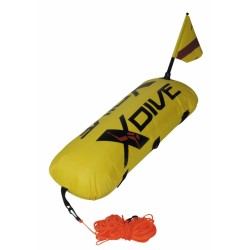 Σημαδούρα xdive PVC με κάλυμμα nylon Κίτρινη