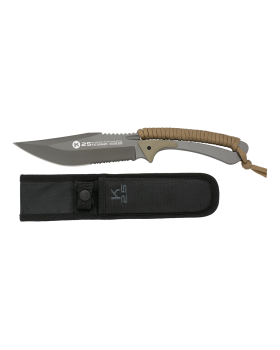 ΜΑΧΑΙΡΙ K25, Tactical Knife, Titanium Coated ,Coyote Cord Wrapped, 32378